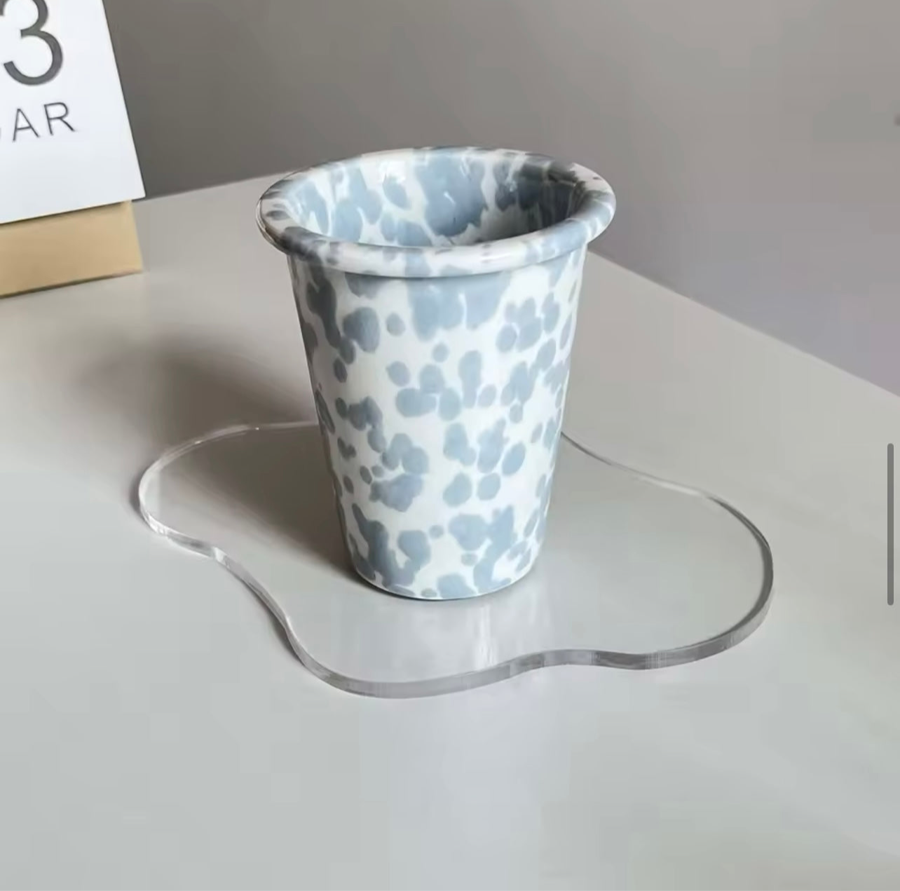 Handgefertigte Sprenkel-Becher “Color Splash”