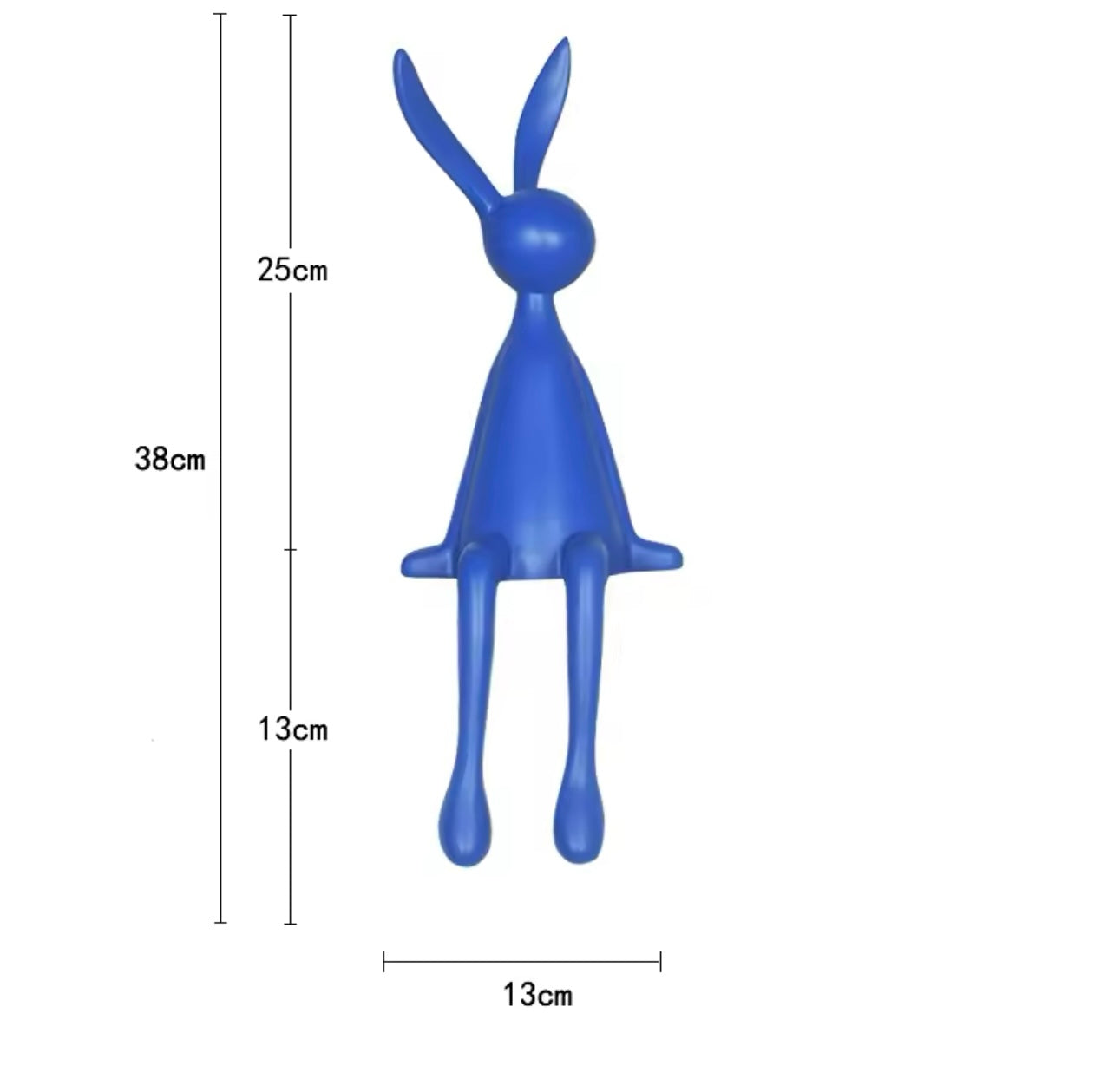 Einar – Moderne Hasen-Deko mit hängenden Beinen
