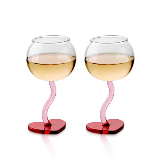 Valentine’s Dream 2er Set Herz-Weingläser