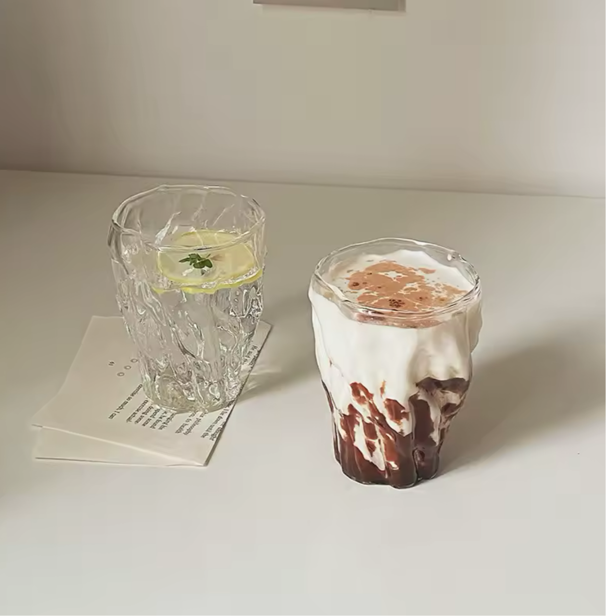 Galactic Wave – Stilvolles Designer-Glas 2er Set