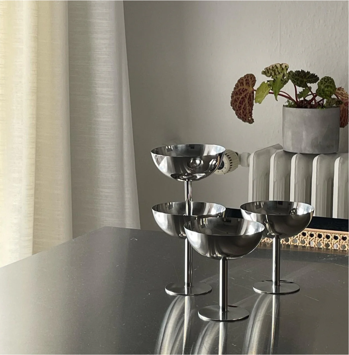 Nordic Steel – 2er Set Edelstahl Dessertschale