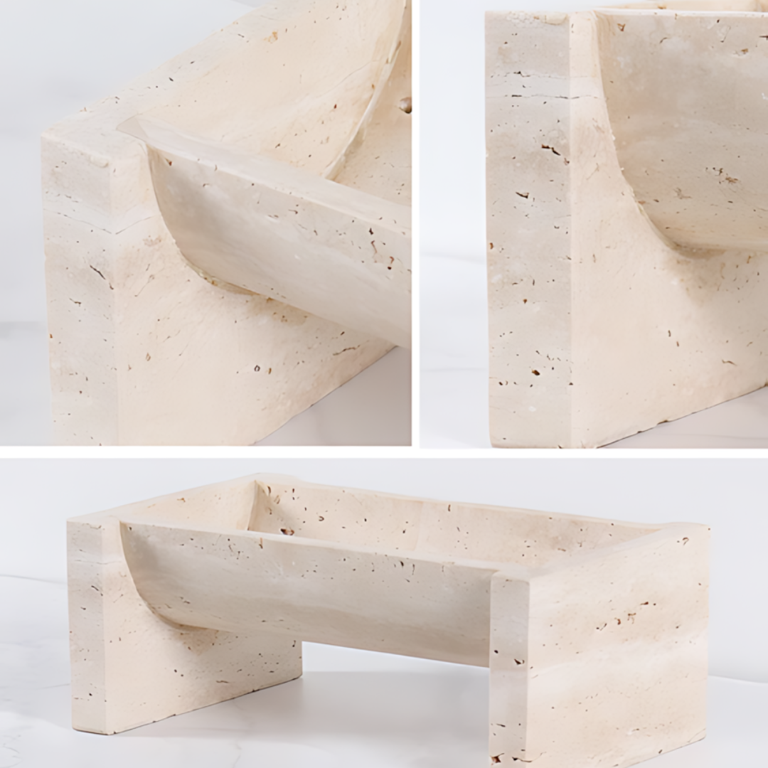 Hermes Blumentopf Travertin