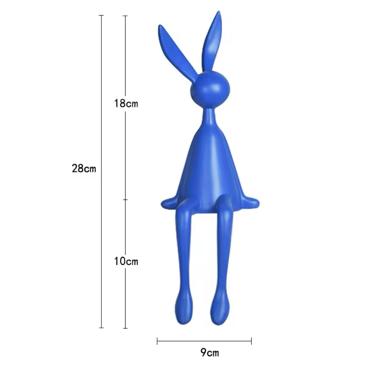 Einar – Moderne Hasen-Deko mit hängenden Beinen
